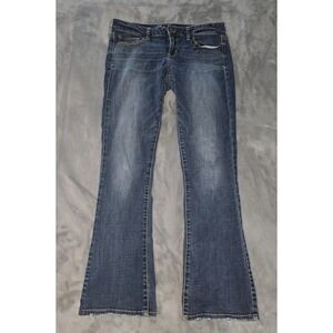 American Eagle Skinny Kick Jeans Womens 10 Blue Super Stretch